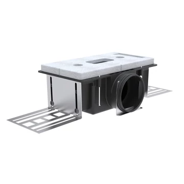 CLD-P rácsfogadó ház oldalsó 85 mm - Ø 75 mm