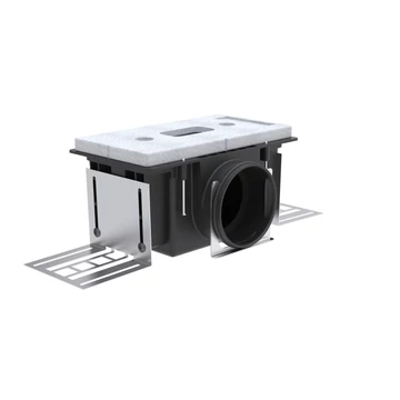 CLD-P rácsfogadó ház oldalsó 115 mm - Ø 90 mm