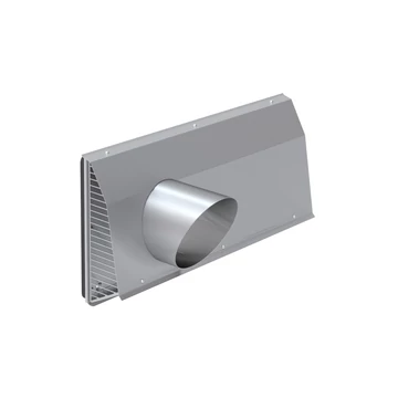 Kombinált külső fali rács - Ø 160 mm, jobb